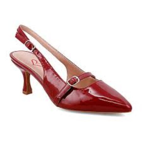 MIA Shoes - MIA Amore Sauraa Womens Pointed Closed Toe Stiletto Heel Pumps in Wine - NWT